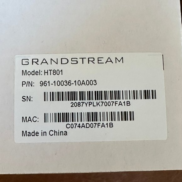 Vonage Grandstream HT801 Single-Port Analog Telephone Adapter - Picture 3 of 13